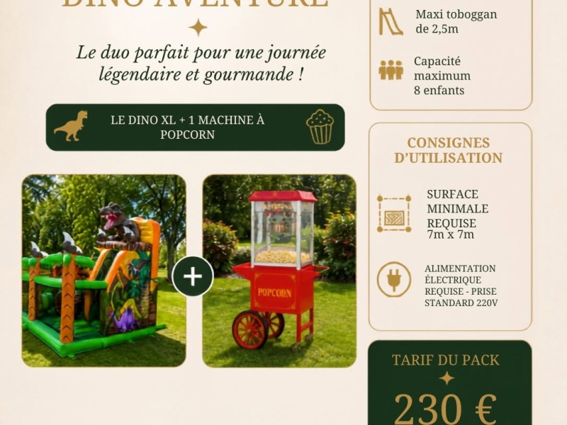 Pack Dino aventure